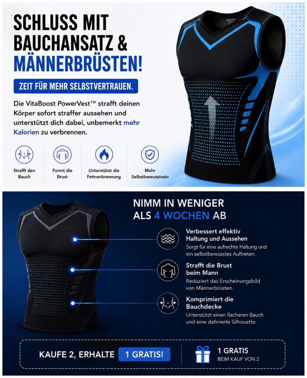 Bauchfit Sofort flacher Bauch & stärkerer Oberkörper