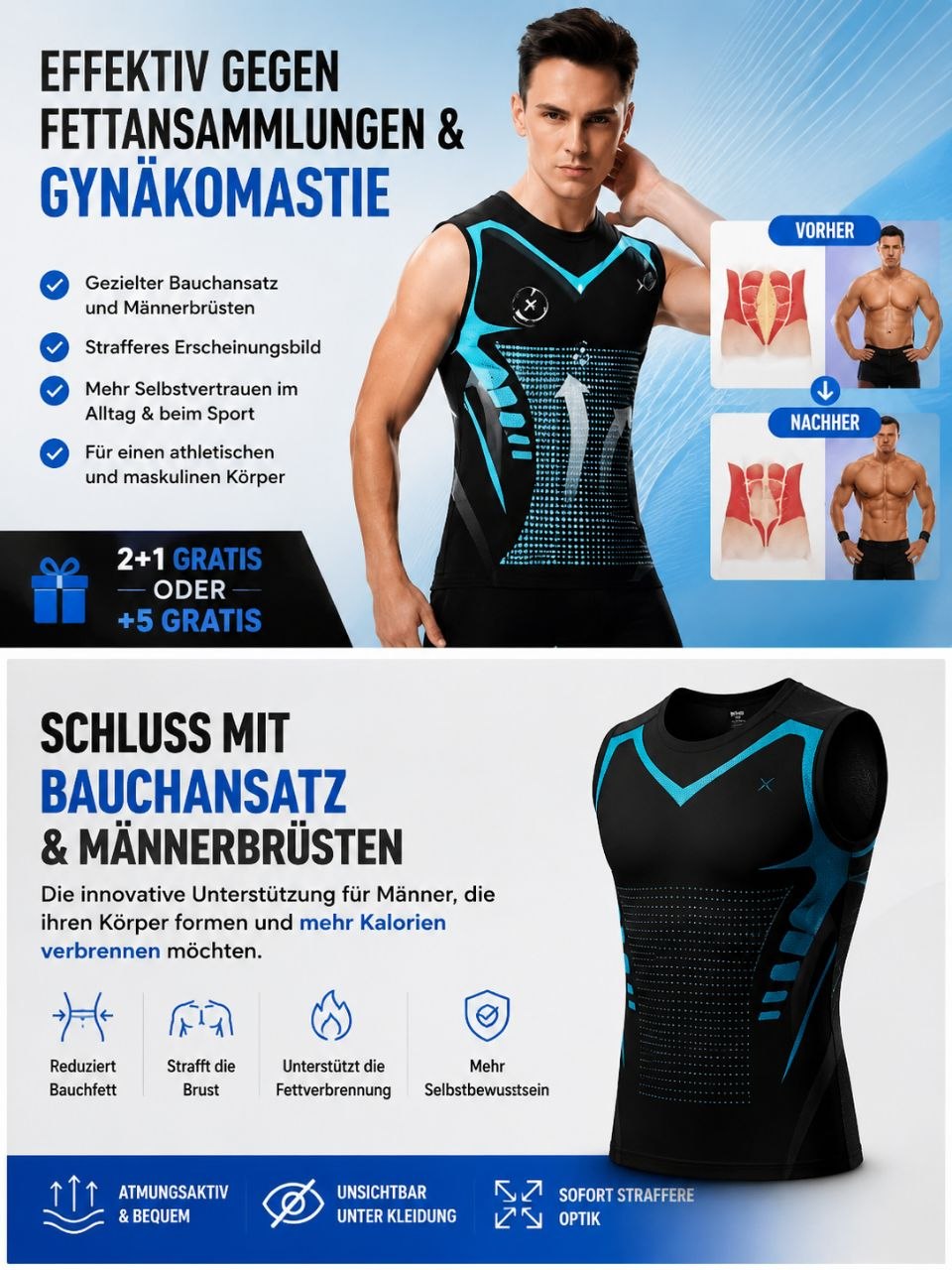 Bauchfit Sofort flacher Bauch & stärkerer Oberkörper